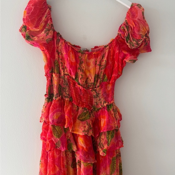 FARM RIO Blooming Floral Maxi Dress L - Picture 7 of 10